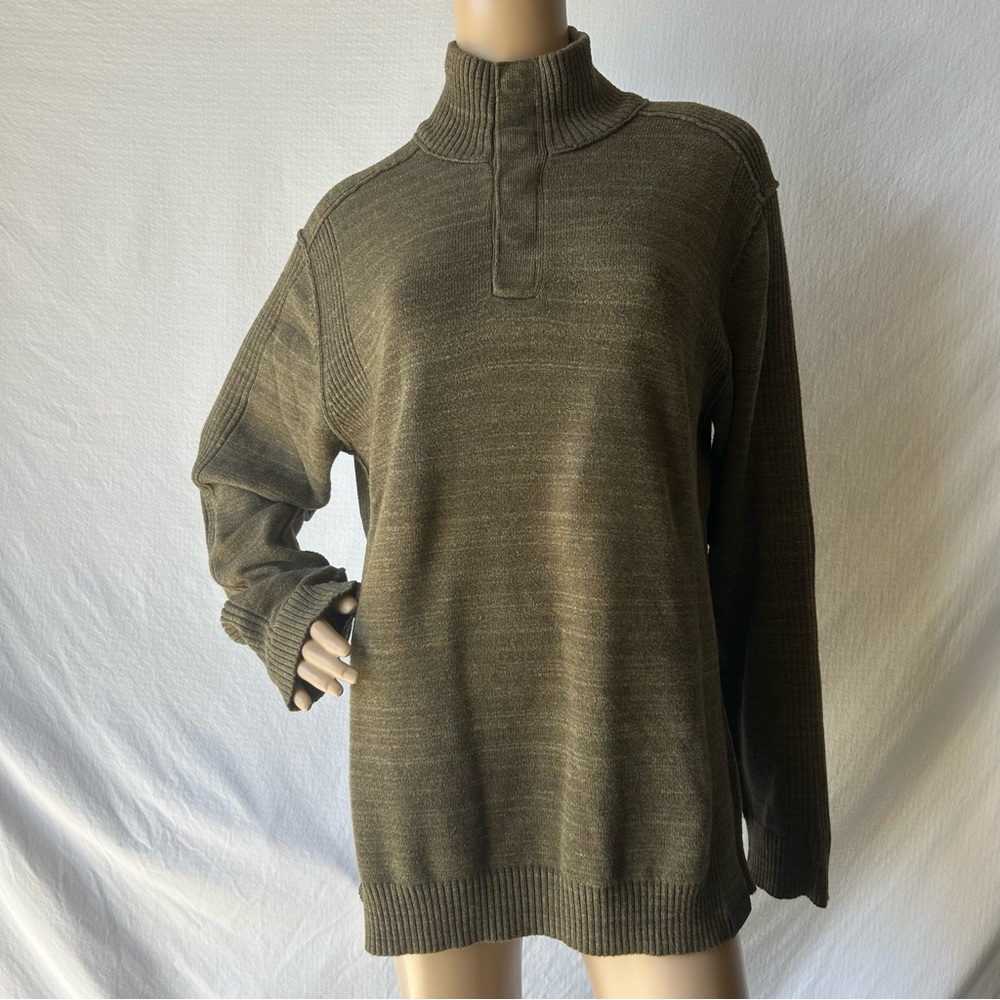 Calvin Klein Jeans Green Turtleneck Sweater